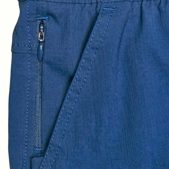 Eddie Bauer First Ascent Women 10 Blue Ripstop Hiking Shorts Pockets Women's 10 - Picture 5 of 9